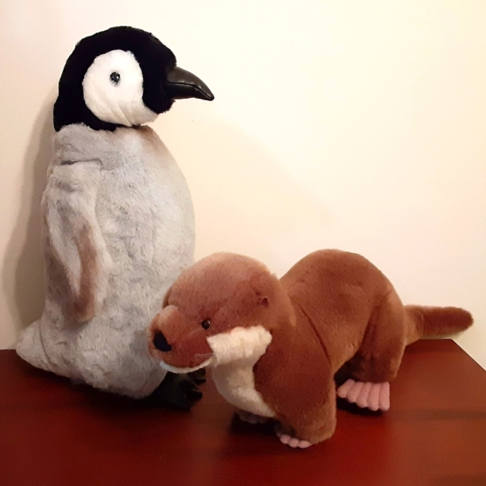 Penguin & Otter Plush Toys